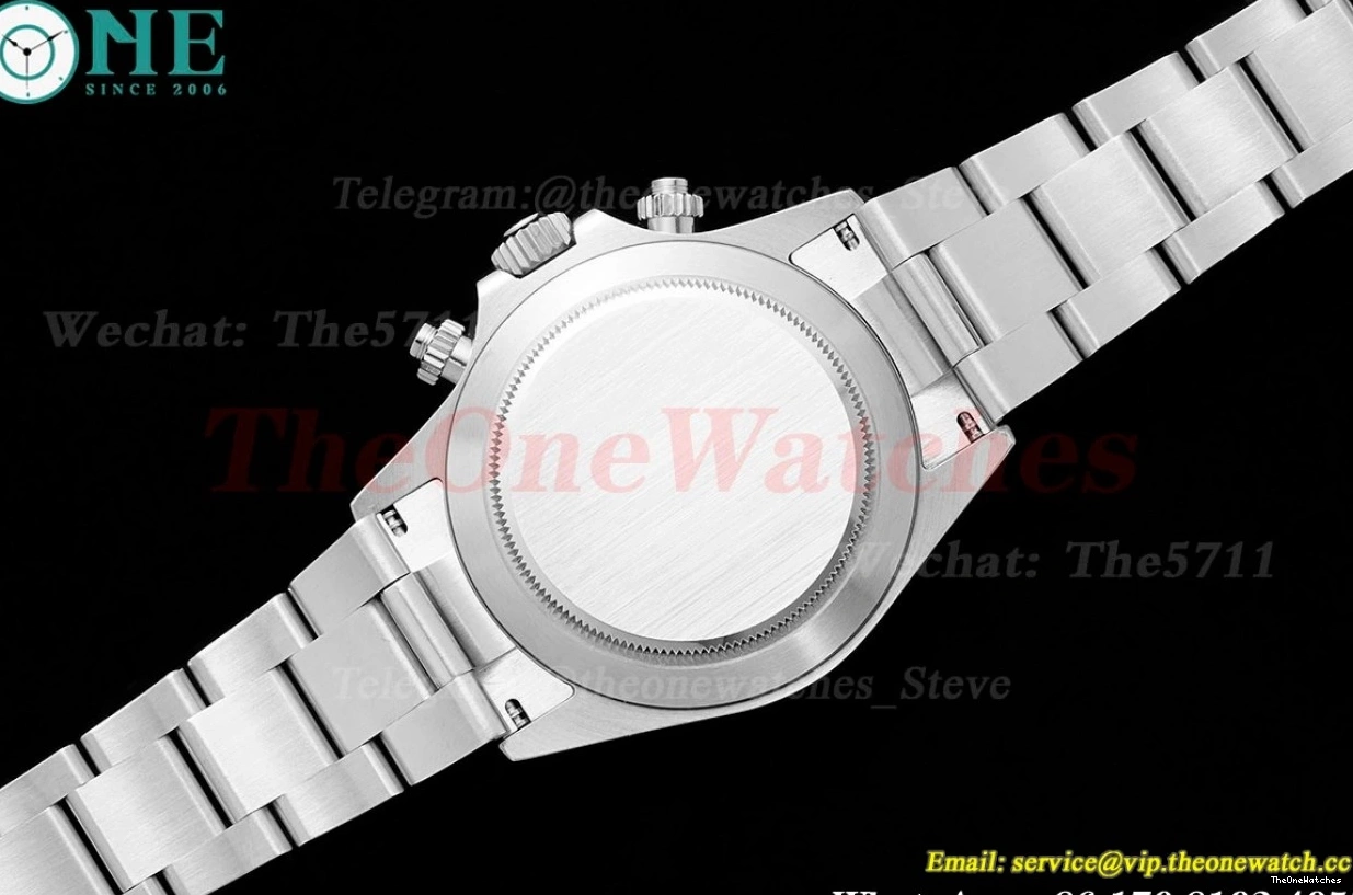 White 40mm SS JDF 116500 A7750 Dial SS Daytona 0401